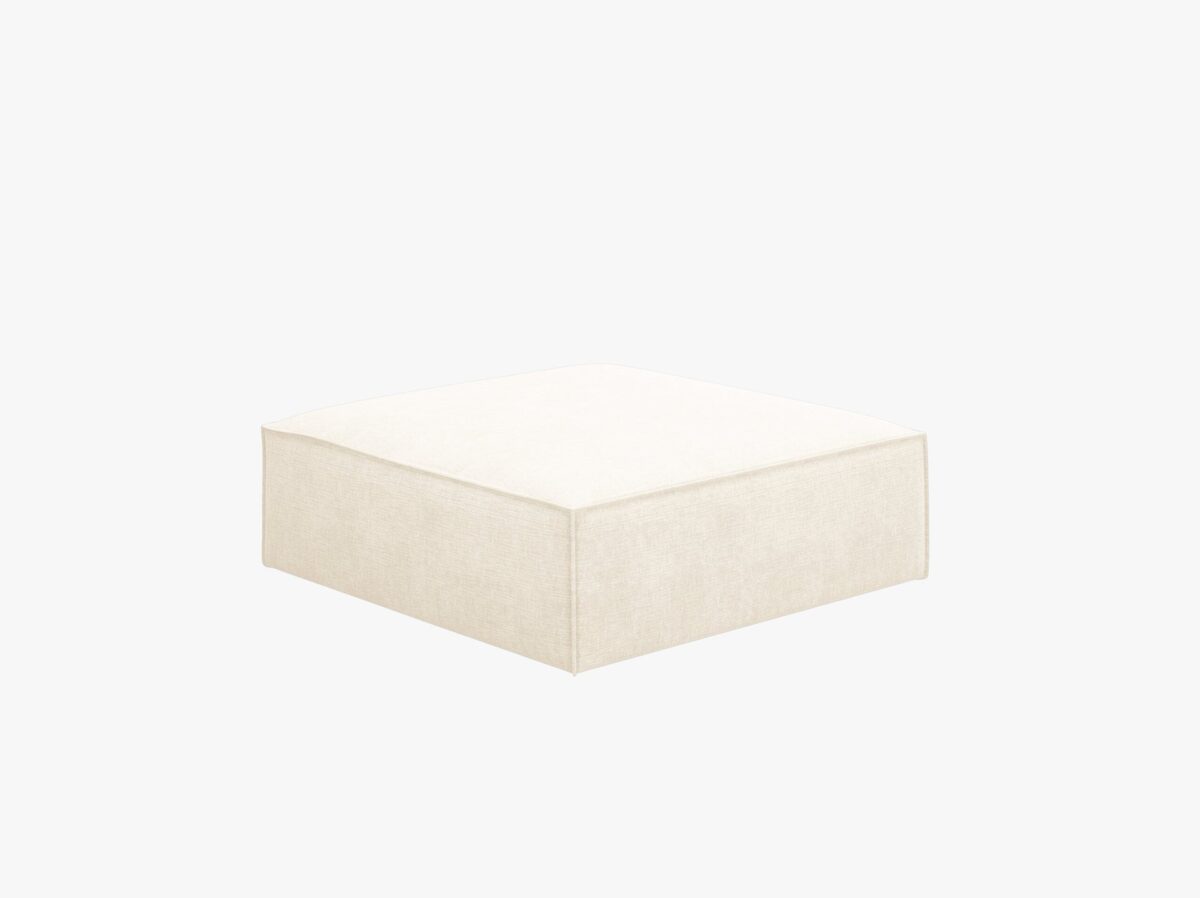 Pouf Kaelle in chenille - L100 cm - immagine 10