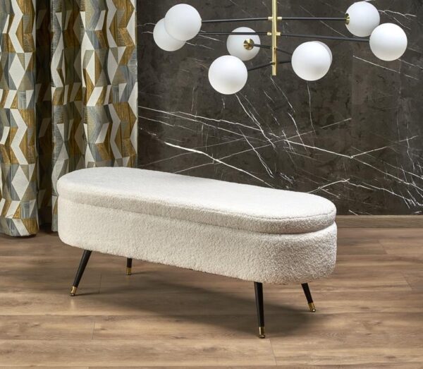 Panca contenitore imbottita Aveiro - H46 cm