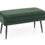 Panca da interno Velva in verde/nero - H37 cm