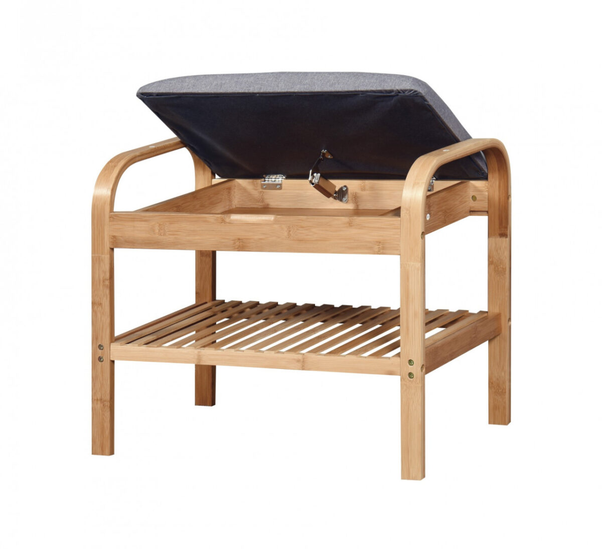 Scarpiera ST12 in grigio/marrone - L60 cm - immagine 2