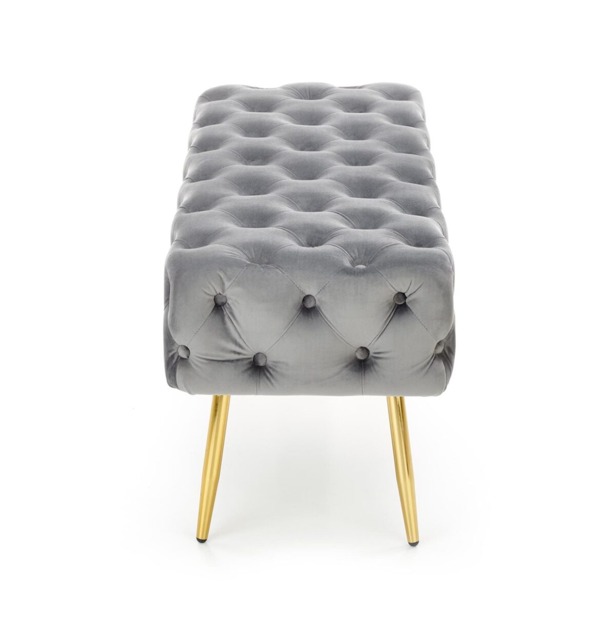 Panca imbottita Athena - Grigio/Oro - immagine 11