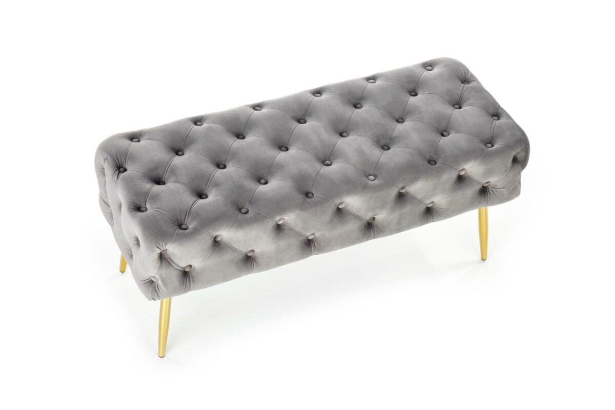 Panca imbottita Athena - Grigio/Oro - immagine 16