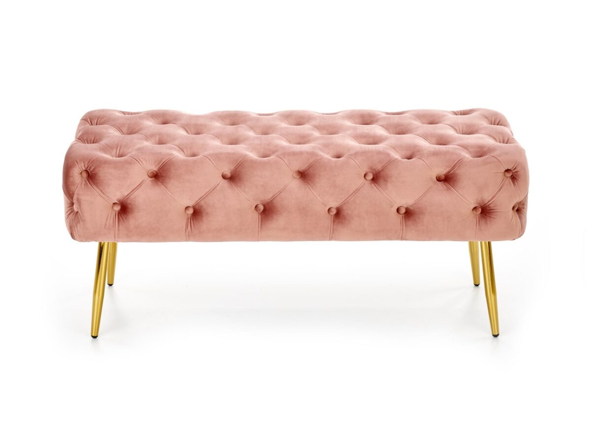 Panca imbottita Athena in rosa/oro - immagine 15