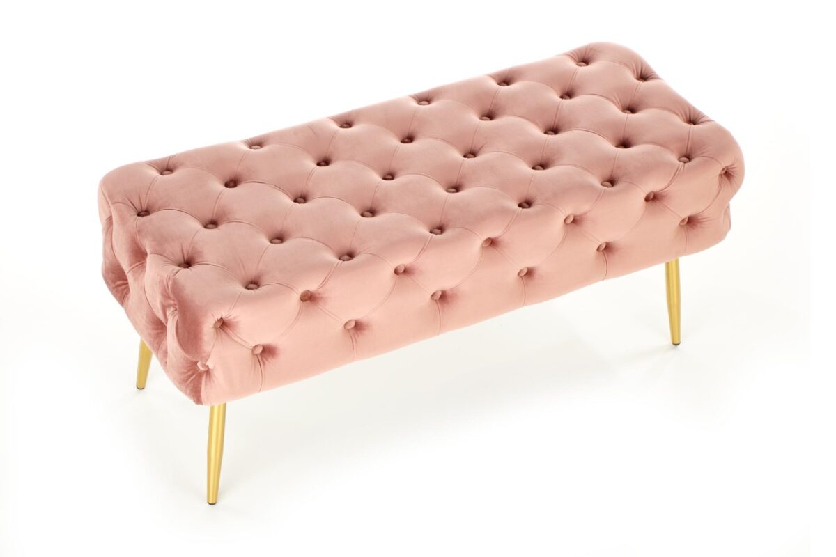 Panca imbottita Athena in rosa/oro - immagine 16