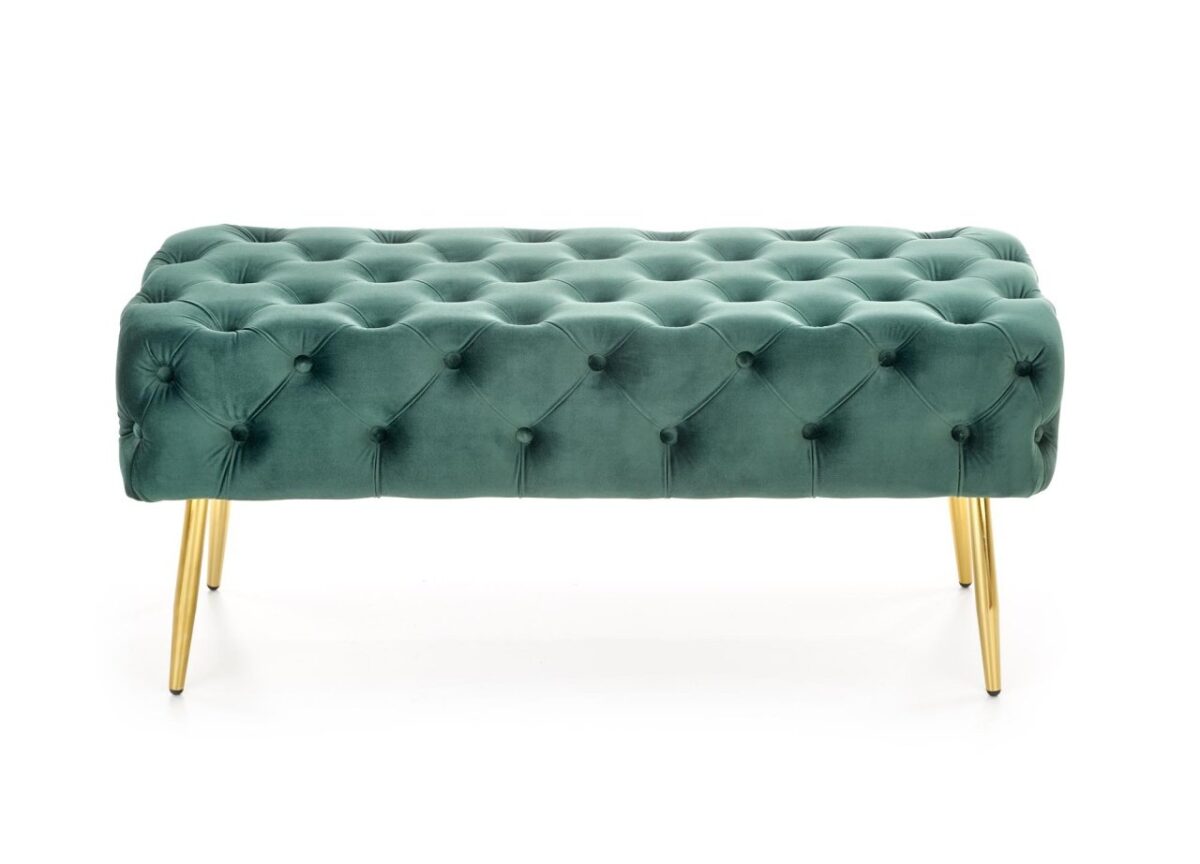 Panca imbottita Athena - Verde/Oro - immagine 13