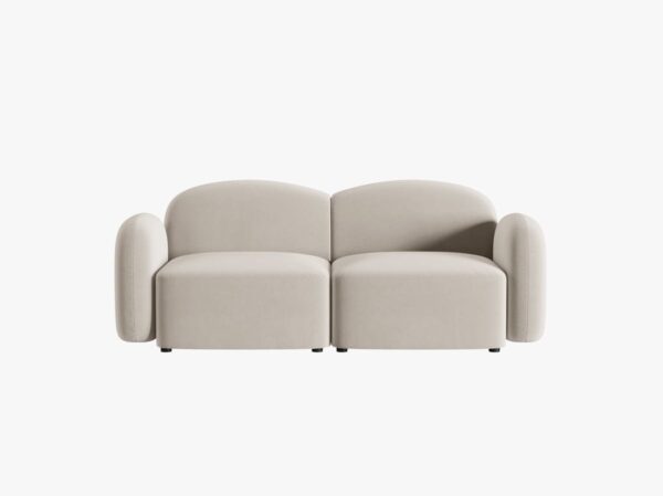 Divano 2 posti Blair in velluto - L194 cm