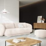 Divano 3 posti Camden in ciniglia - L204 cm