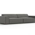 Divano 4 posti Jodie in velluto - L244 cm