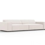 Divano 4 posti Jodie in tessuto - L244 cm