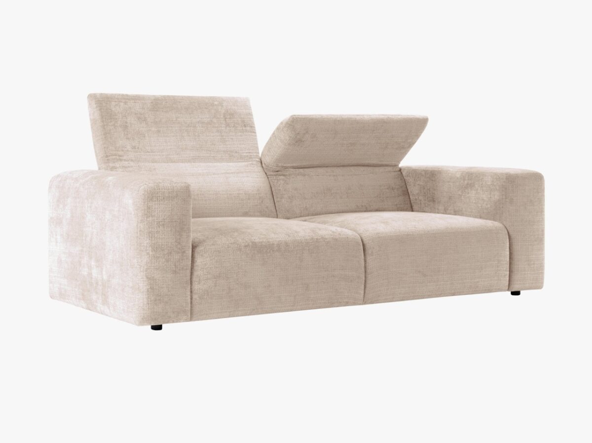 Divano Cruz 3 posti ciniglia - L234 - immagine 5