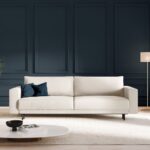 Divano allungabile 3 posti Caro in velluto - L236 cm