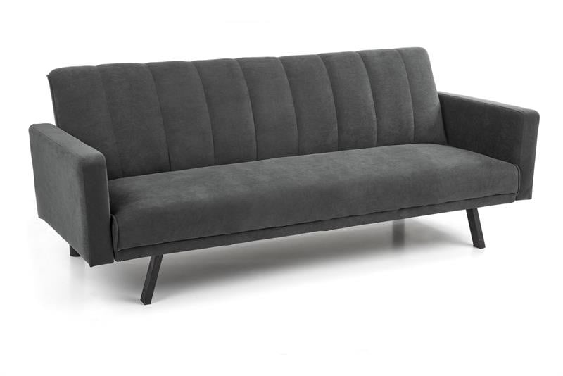 canapea-extensibila-armando-velvet-gri-–-h78-cm17294 Divano Armando in velluto grigio - H78 cm - immagine 1