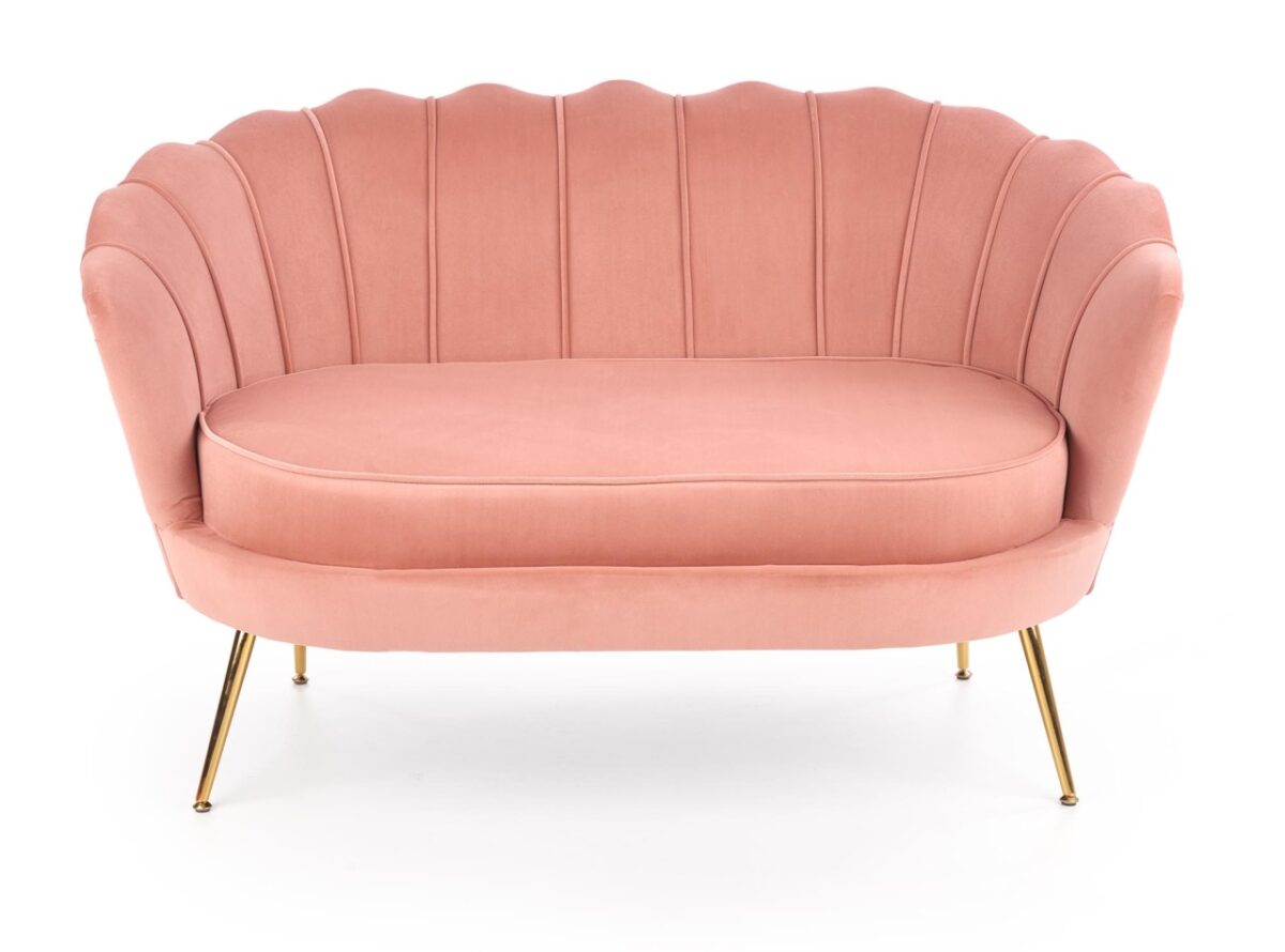 Divano fisso Amorinito Amorinito XL in velluto rosa - immagine 8
