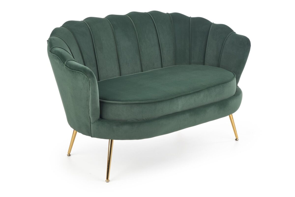 Divano fisso Amorinito XL in velluto verde - immagine 8