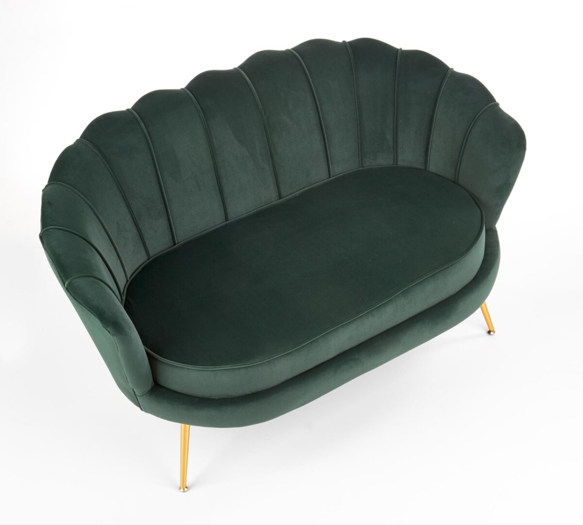 Divano fisso Amorinito XL in velluto verde - immagine 14