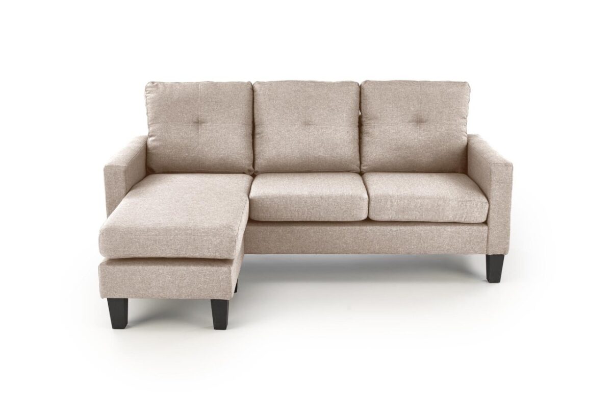 Divano Gerson con sgabello beige - immagine 6