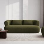 Divano Jenny 3 posti in bouclè - L178