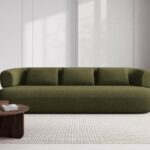 Divano Jenny 4 posti in bouclè - L226