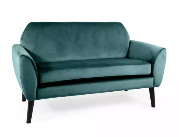 Divano Mena in velluto verde - Blu78