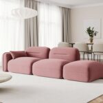 Divano Sydney 3 posti a destra in velluto