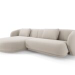 Divano angolare Camden a 4 posti velluto - L289 cm