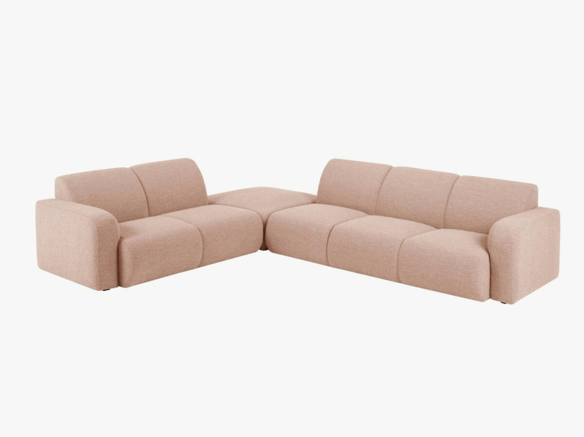 Divano angolare Molino 6 posti imbottito - L315 cm - immagine 8