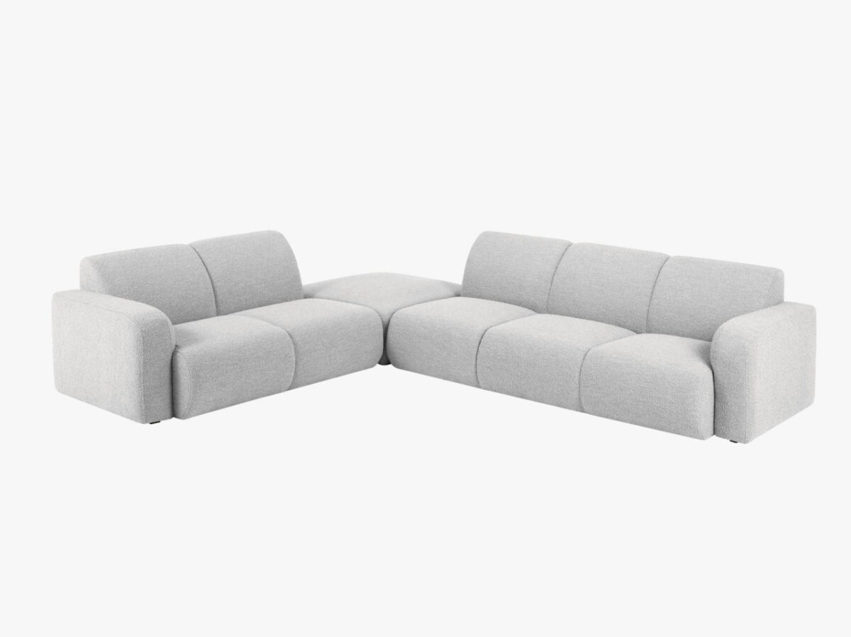 Divano angolare Molino 6 posti imbottito - L315 cm - immagine 10