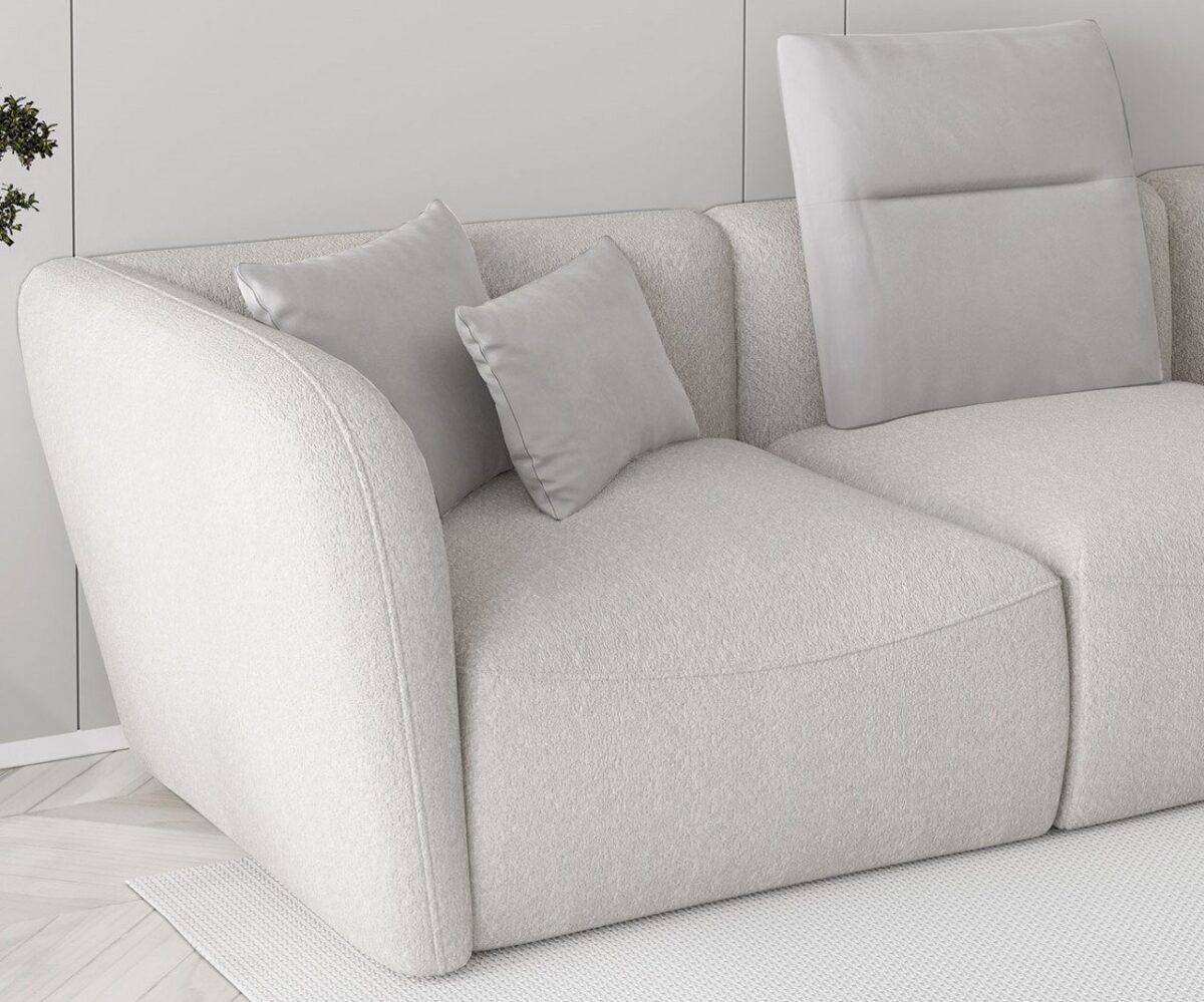 Divano angolare Candelo mini - H70xL308xL180xH88 cm - immagine 3