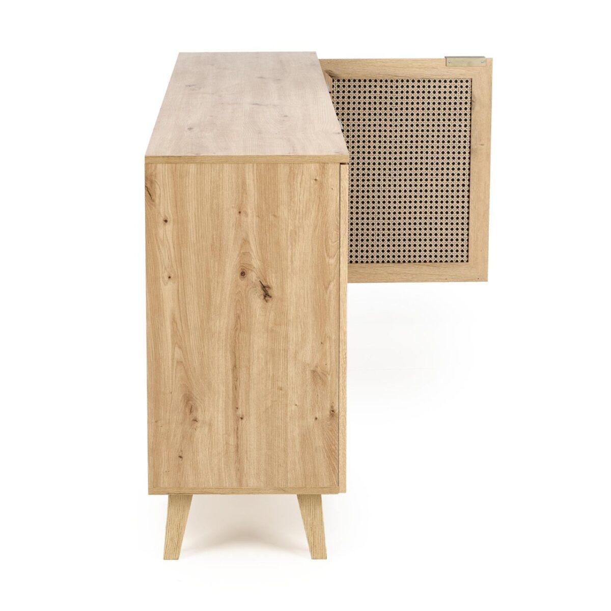 Credenza Borneo KM-1, in rovere artiginale/nero - L160 cm - immagine 6