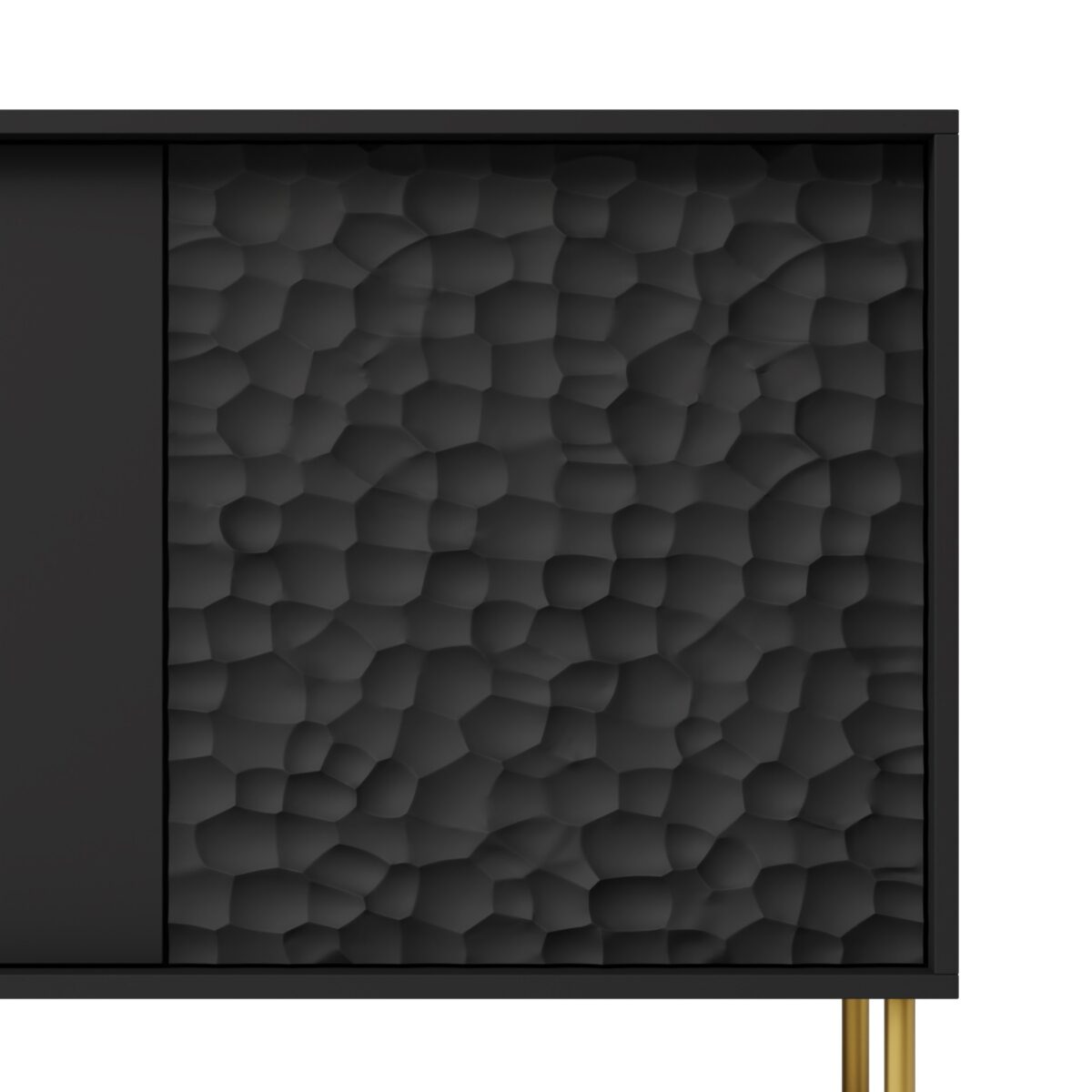 Credenza Bullet KM-1 in nero/oro - L155 cm - immagine 15