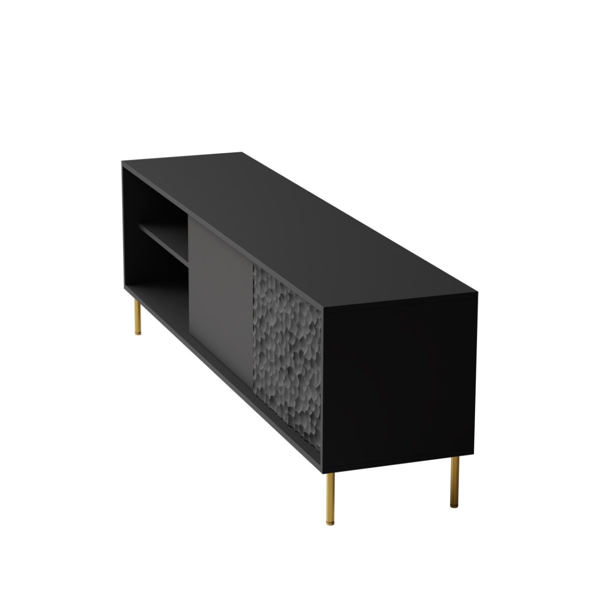 Credenza Bullet RTV-1 L180 cm in nero/oro - immagine 13