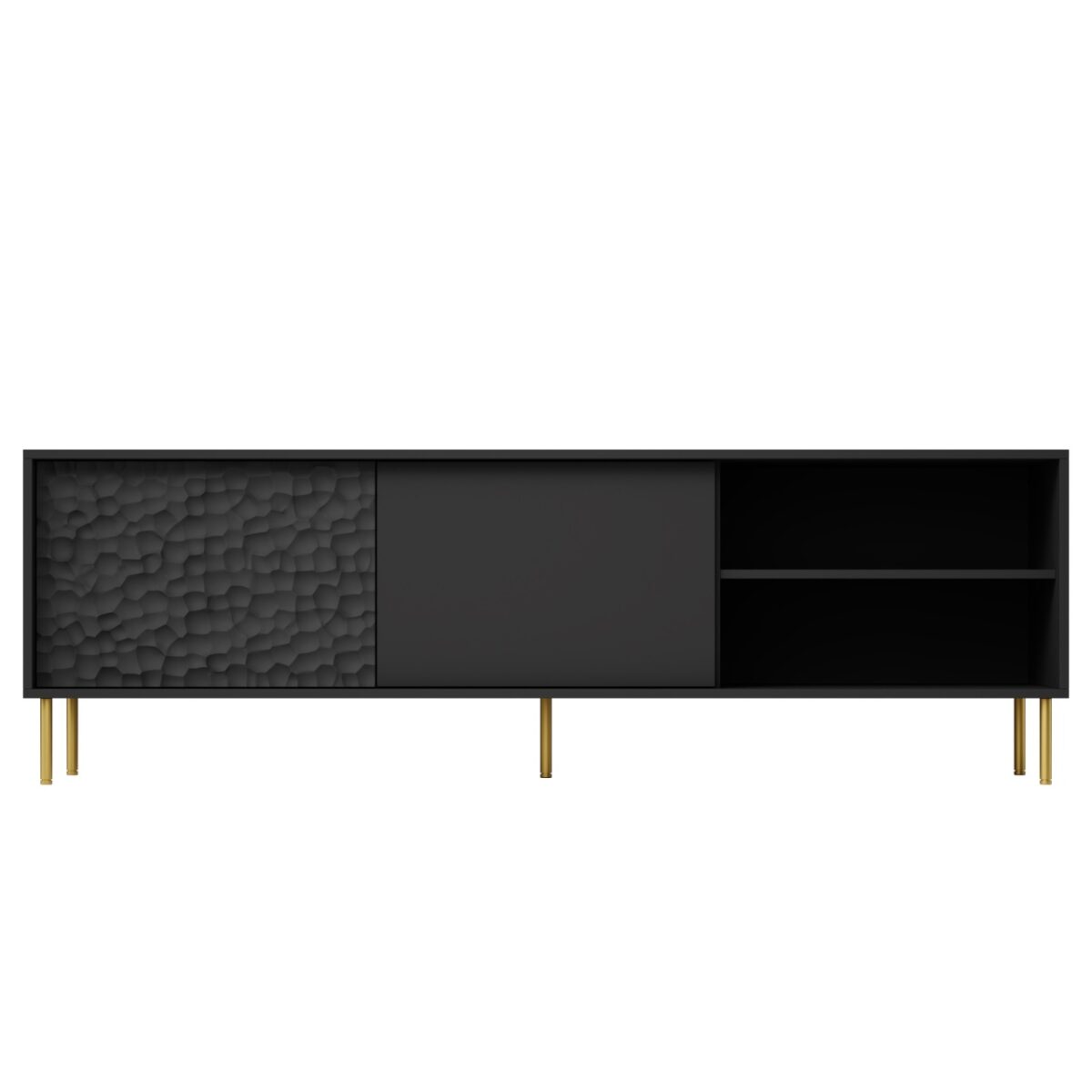 Credenza Bullet RTV-1 L180 cm in nero/oro - immagine 18