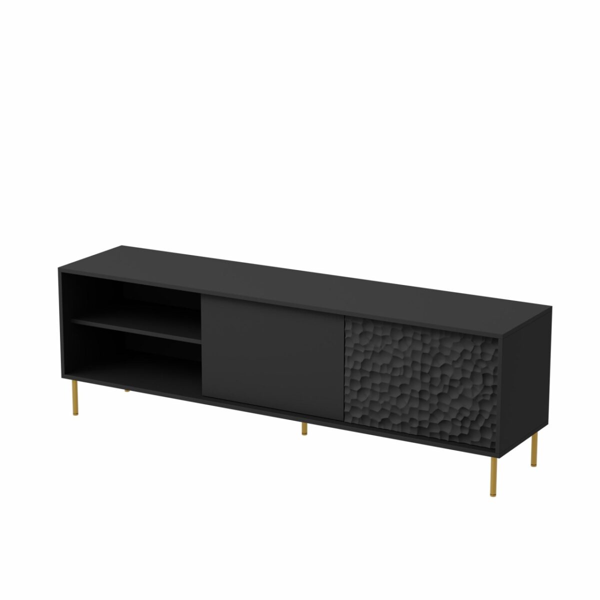 Credenza Bullet RTV-1 L180 cm in nero/oro - immagine 21