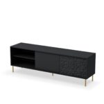 Credenza Bullet RTV-1 L180 cm in nero/oro