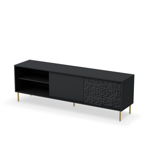 Credenza Bullet RTV-1 L180 cm in nero/oro