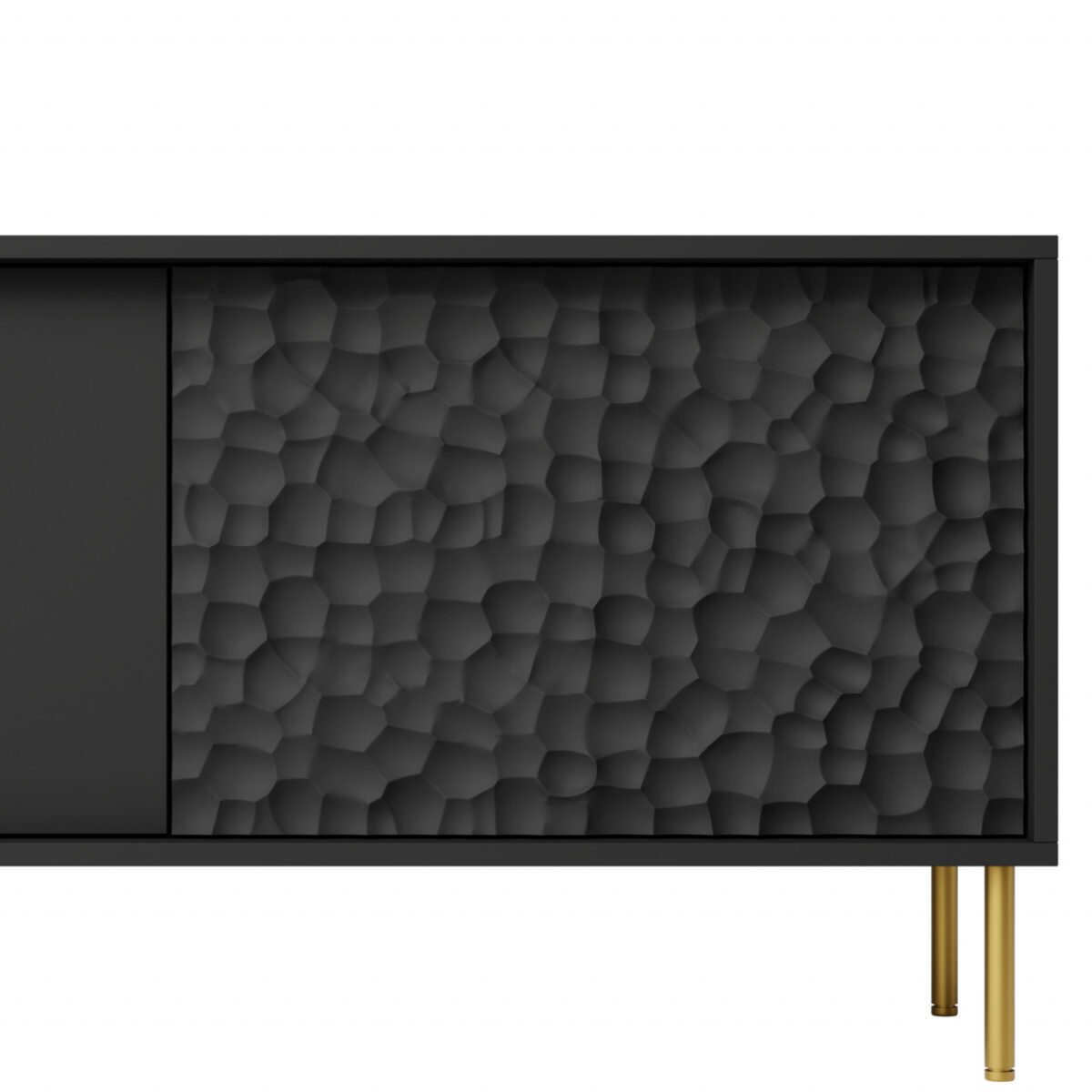 Credenza Bullet RTV-1 L180 cm in nero/oro - immagine 9