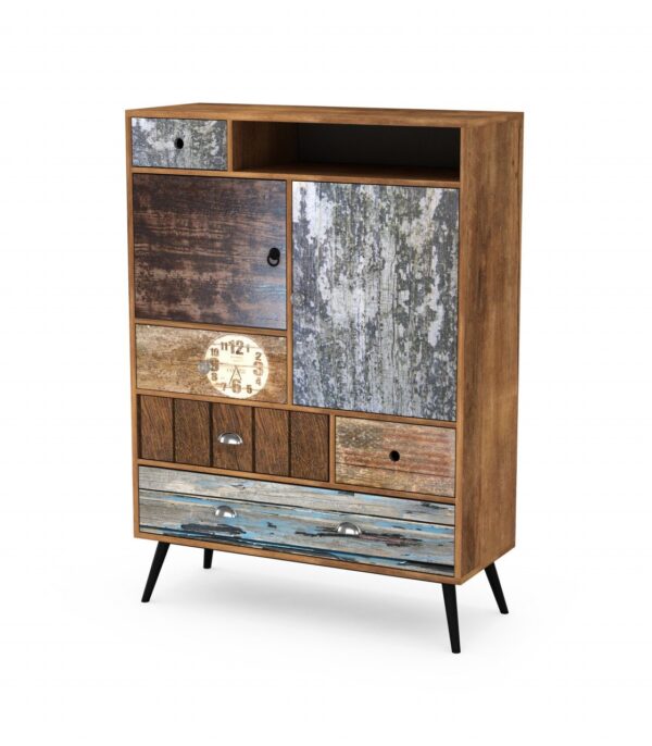 Credenza Mezo KM-4 multicolore - L100 cm