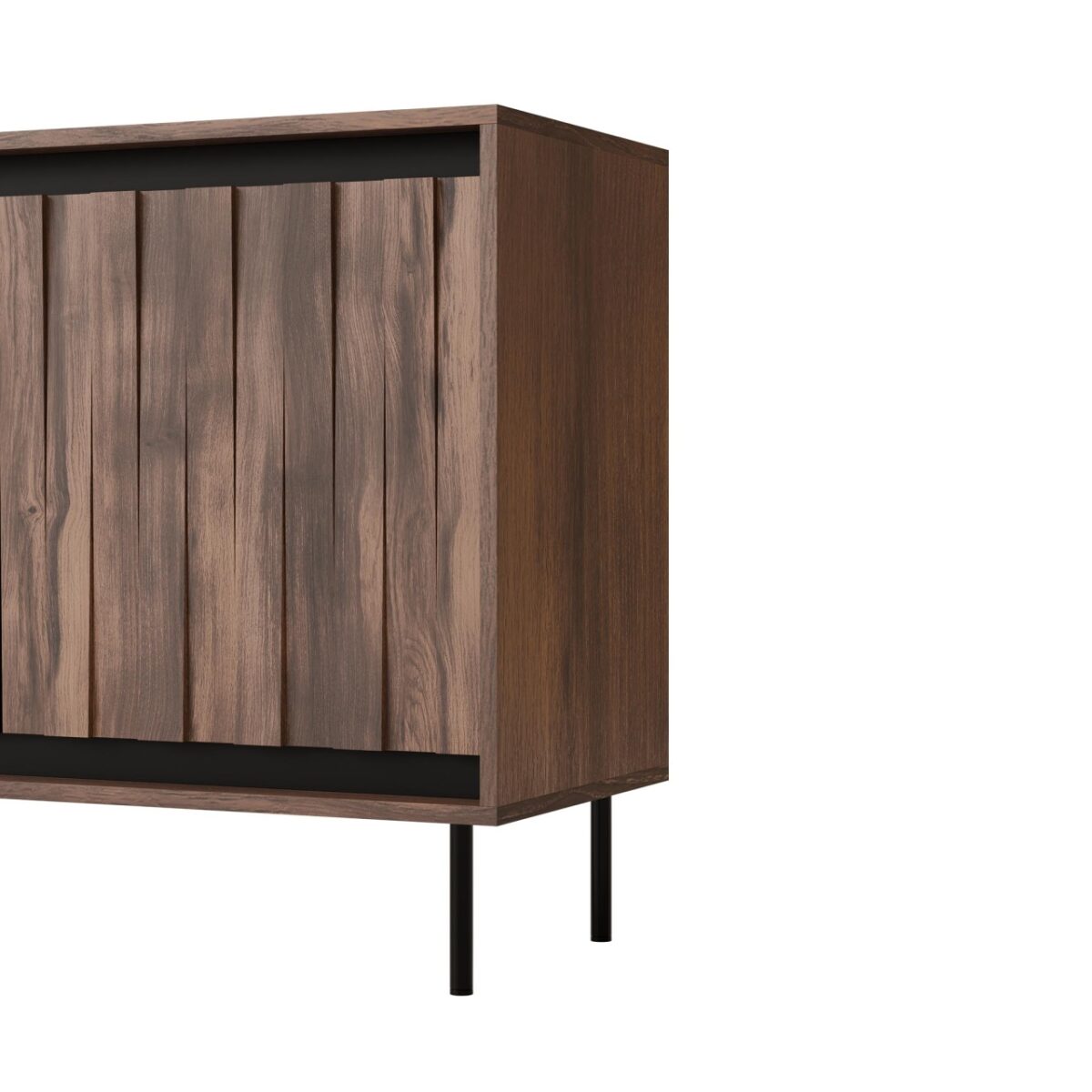 Credenza Swing KM-1 in noce/nero - immagine 3