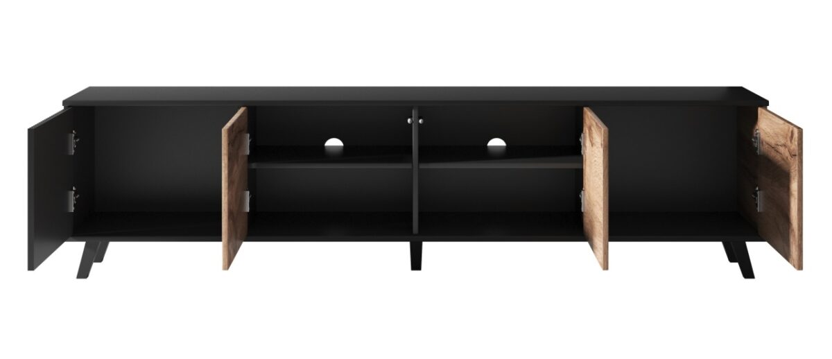 Mobile TV Random RTV-3 in rovere wotan/nero - immagine 9