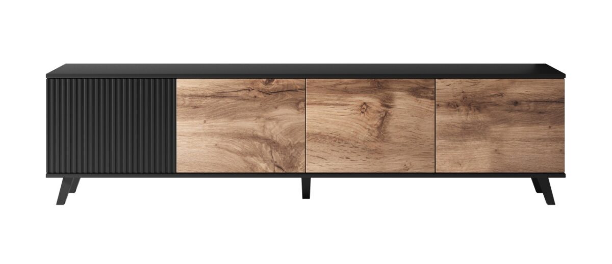 Mobile TV Random RTV-3 in rovere wotan/nero - immagine 10