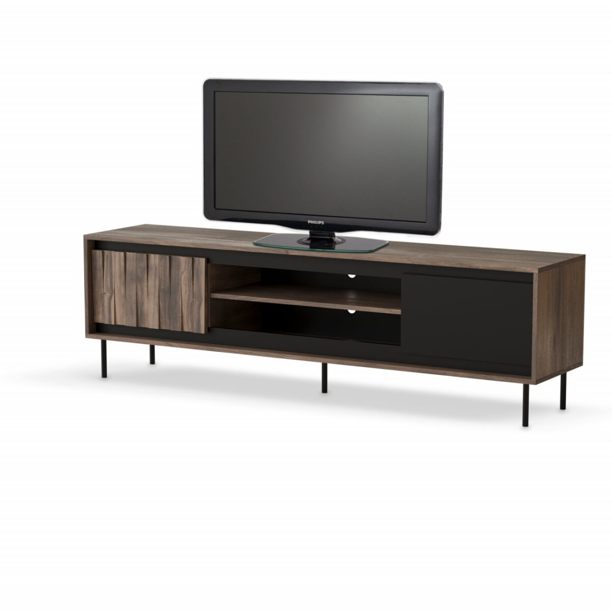 Mobile TV Swing RTV-1 in nero/noce - immagine 2
