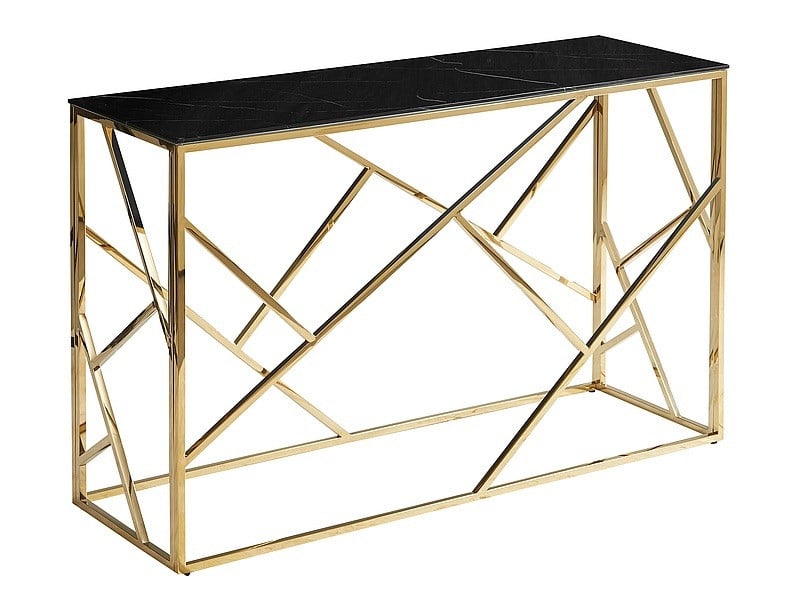 consola-escada-c-ii-–-marmura-neagra-gold22739 Consolle Escada C II effetto marmo nero/oro - immagine 1