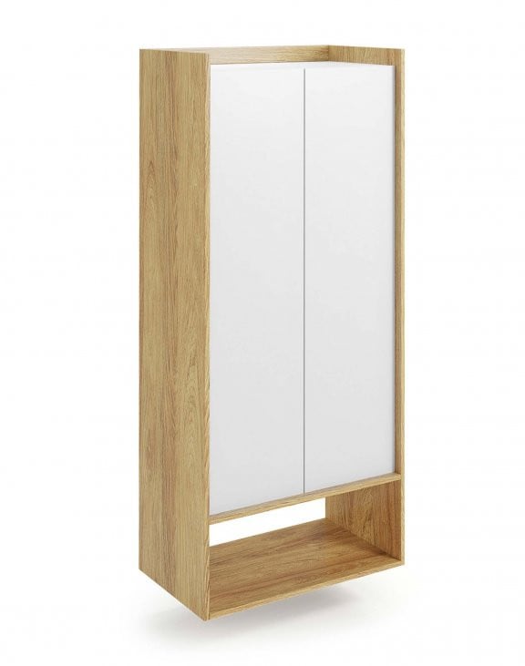 dulap-modular-mobius-2d-natur-alb-–-h179-cm22234 Armadio modulare Mobius 2D in legno naturale/alb - H179 cm - immagine 1