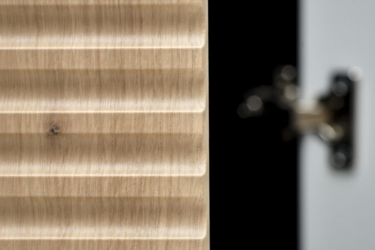 Armadio Murano S-1 in rovere artigianale/nero - immagine 4