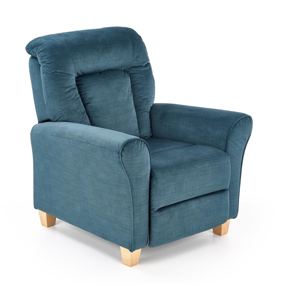 Poltrona reclinabile Bard in tessuto blu navy - H102 cm - immagine 2
