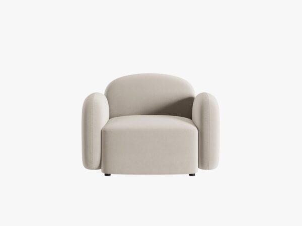 Poltrona Blair in velluto - L119