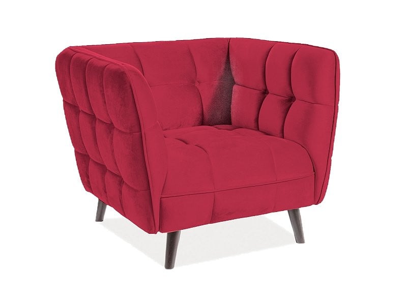 fotoliu-castello-1-velvet-bordo-blu59-wenge7327 Poltrona Castello 1 Bordeaux in velluto - Blu59/wenge - immagine 1