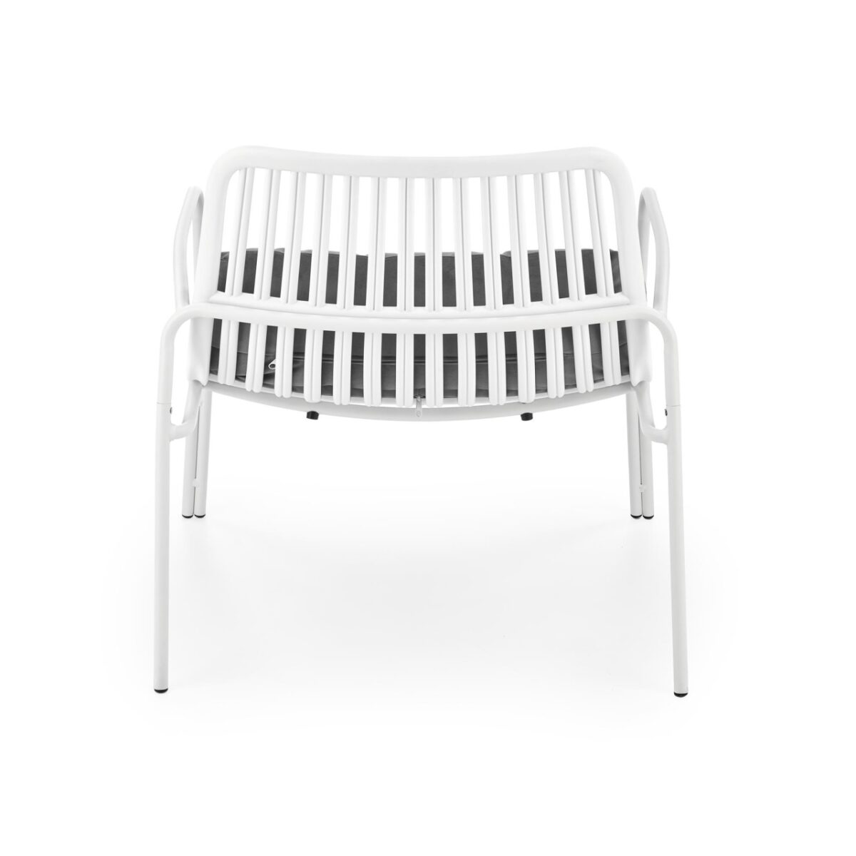 Poltrona Melby in plastica bianco - H75 cm - immagine 4