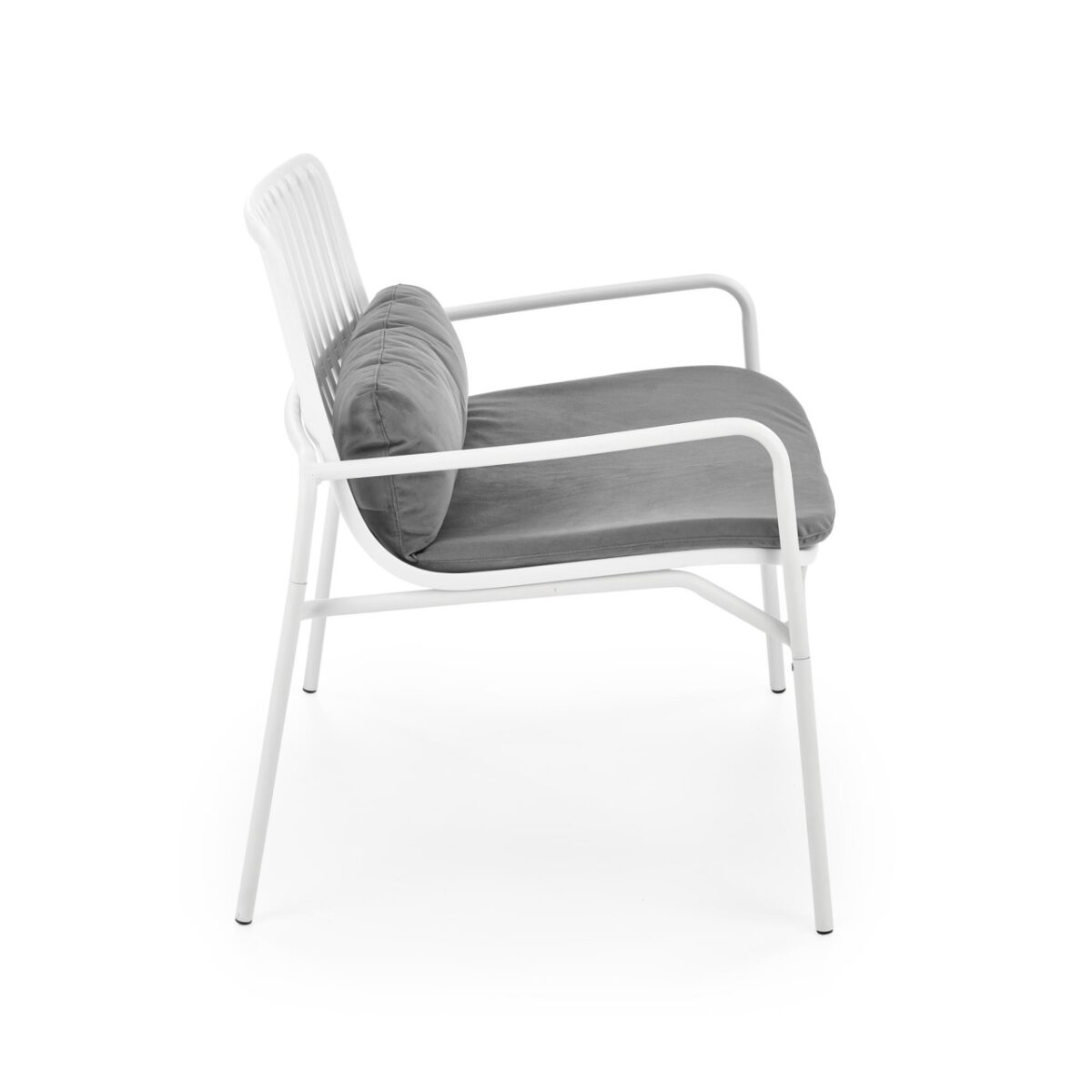 Poltrona Melby in plastica bianco - H75 cm - immagine 5