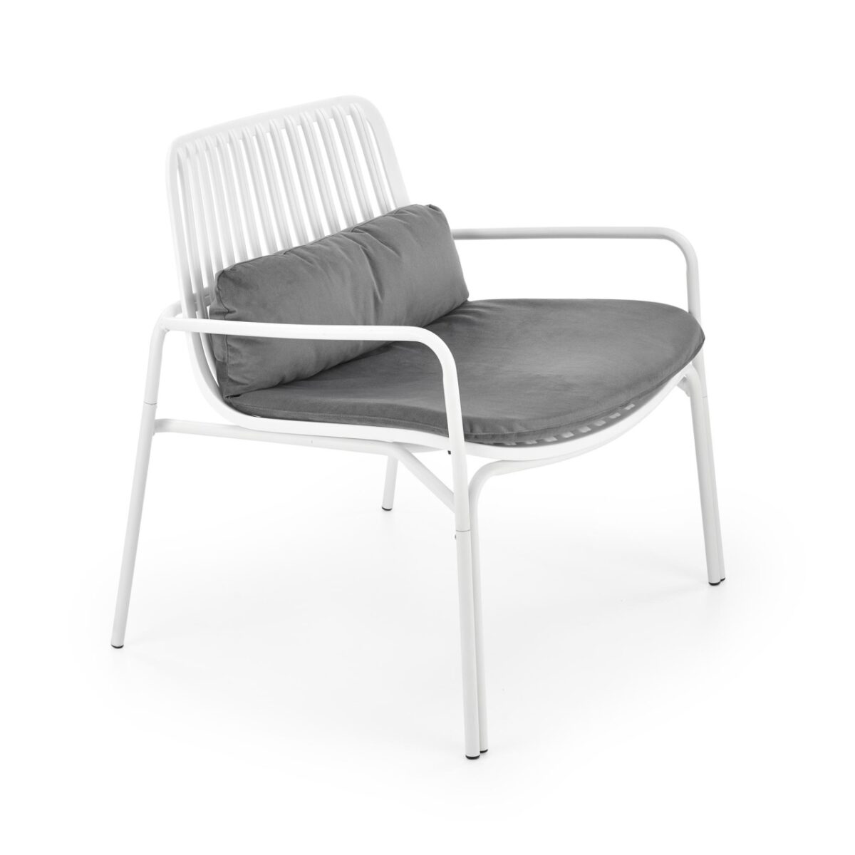 Poltrona Melby in plastica bianco - H75 cm - immagine 6